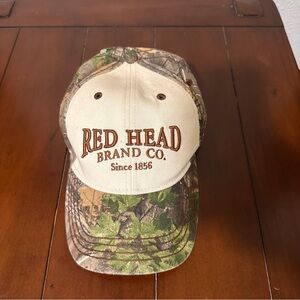 RedHead Camouflage and Cream Hat